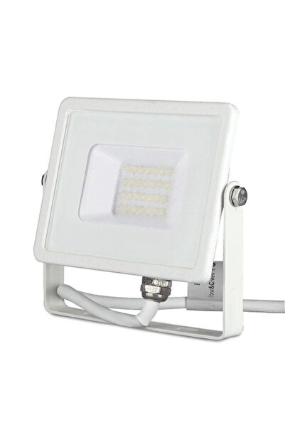 V-TAC Proiector LED, 20W, alb, IP65, cu tehnologie SAMSUNG