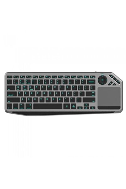 Techly Tastatură duală, RF wireless/Bluetooth, USB A, Negru/Gri