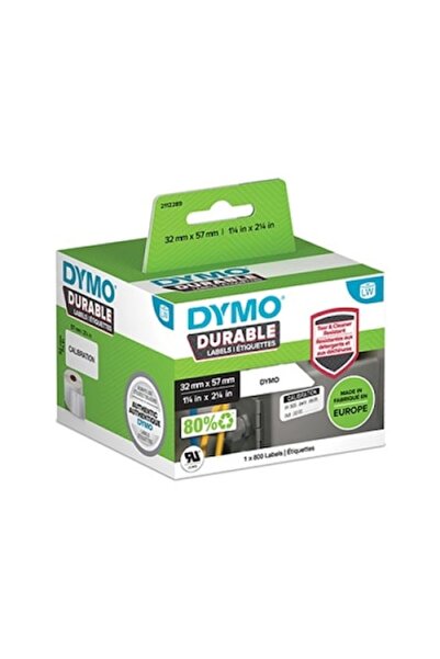 Dymo Ролка със самозалепващи се етикети, полипропилен, бяла, 32x57 мм, 800 бр.