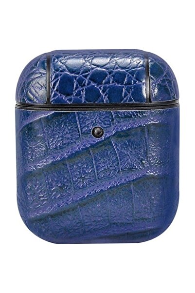 Terratec AirPods Case AirBox Crocodile Pattern Blue