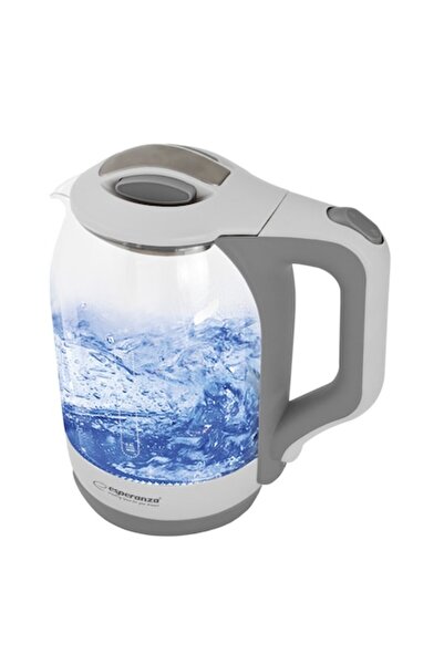 ESPERANZA Fierbător electric, Esperanza, Sticlă, 1.7L, Gri