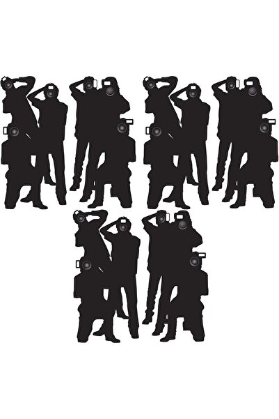 Nacario Nrcrioshop 6 Pieces Plastic Paparazzi Photo Backdrop Vip Film Awards ...