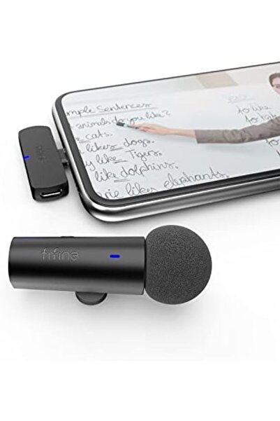 Nacario Nrcrioshop Fifine M6 Wireless Lavalier Microphone - Youtuber - Tiktok...