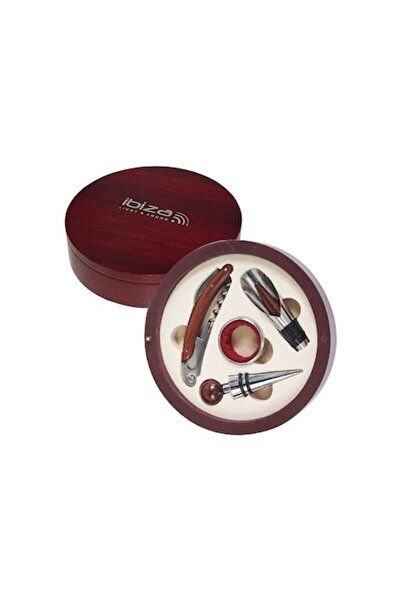 IBIZA Комплект аксесоари за вино, дървена кутия