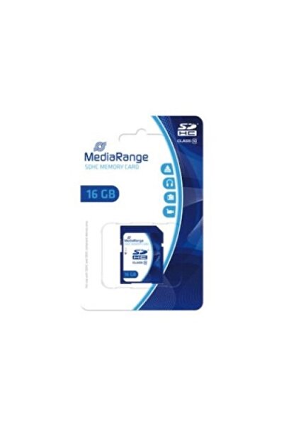 MediaRange Κάρτα μνήμης MR963, 16 GB, κλάση 10, 45 MB/s, μπλε