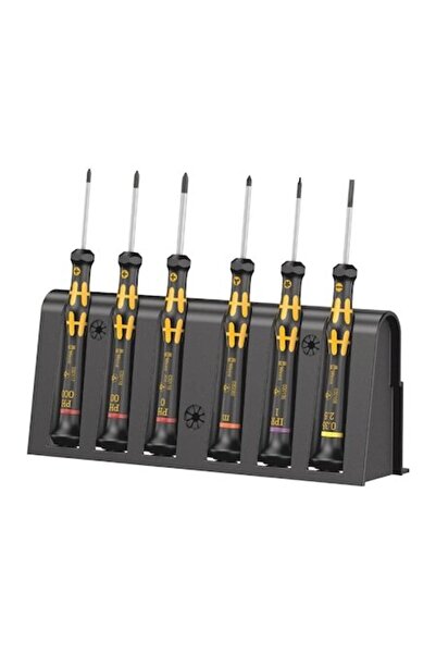 wera Set șurubelnițe Kraftform Micro 1550/6 ESD, 6 piese, cu suport