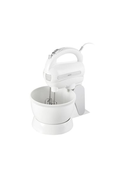 CAMRY Mixer cu bol rotativ, 5 viteze, funcție Turbo, putere 600W, alb