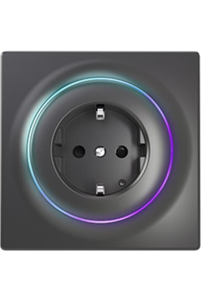Fibaro Priză inteligentă Walli tip F, Z-Wave, neagră, set