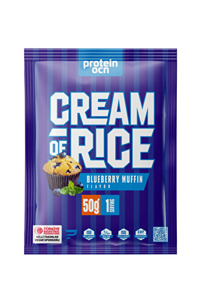 Proteinocean Tek kullanımlık Cream of Rice / Blueberry Muffin 50 Gr
