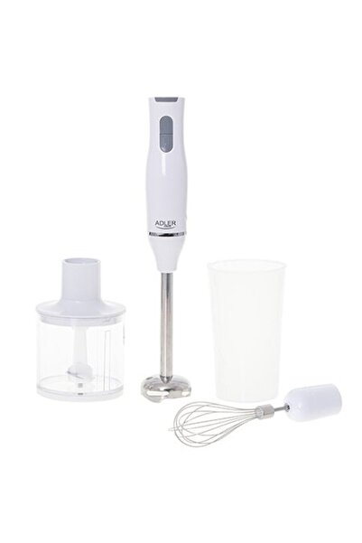 adler Blender 3 in 1, 500 W, Stainless Steel, 2 Speeds, White