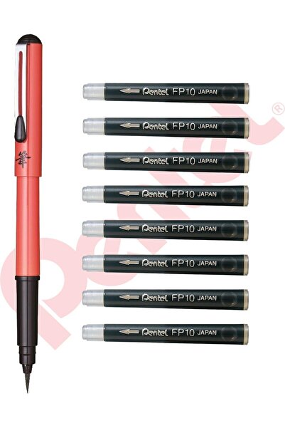 Nacario Nrcrioshop Brush Pen Set and 2 Cartridges - Orange 1201248