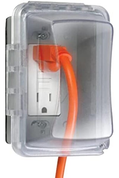 Nacario NrcrioShop MM510C بطبقة واحدة غطاء مقبس مقاوم للعوامل الجوية أفقي/عمو...