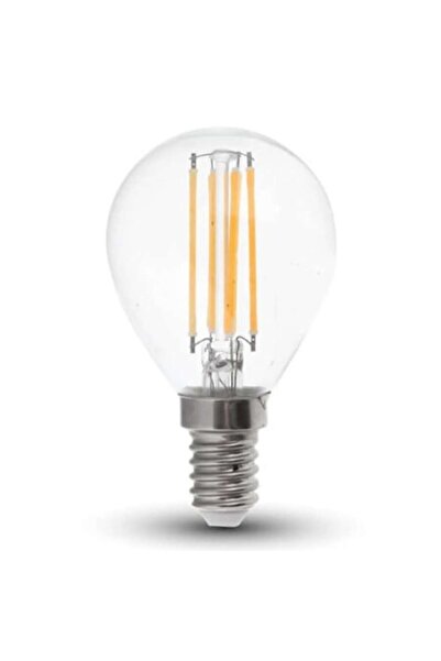 V-TAC Bec LED cu filament E14 P45 6W 2700K