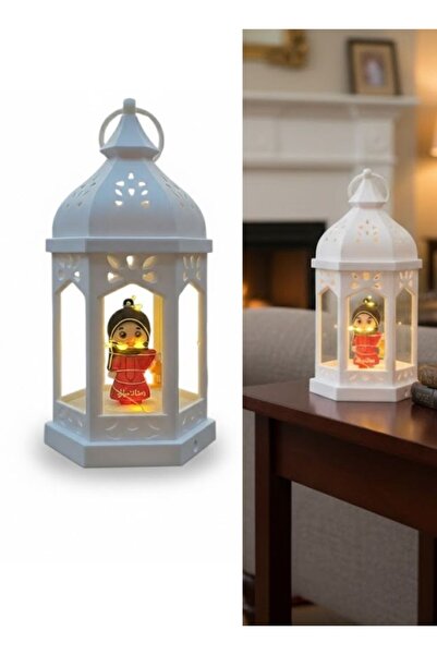 Premium Cream Ramadan Hanging Ornament Crescent Moon Islamic Wall Decor