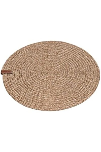 Nacario Nrcrioshop Cesta Placemat Handmade Cotton Natural Jute Knitted Flat S...