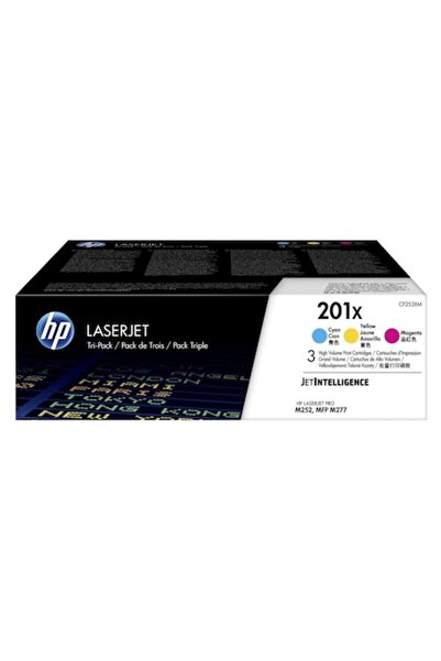 HP Pachet combinat CMY original, nr. 201X pentru Color LaserJet Pro M252|M274...