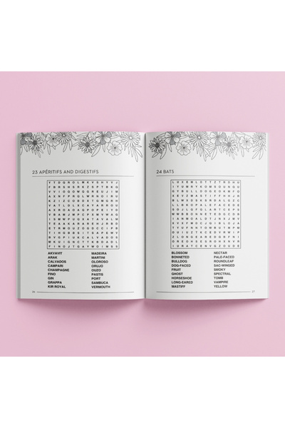 Hinkler Mindwaves Puzzle Book Word Search | 120 Page Book | 80 Puzzles | Fun and Engaging Brain Game