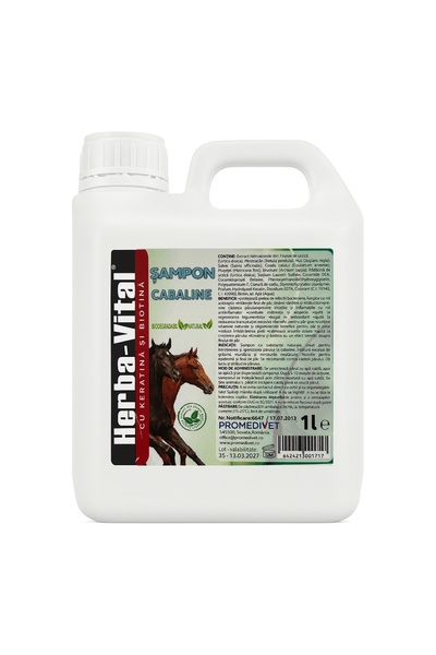 Promedivet Șampon pentru cai - Herba-Vital - 1 L