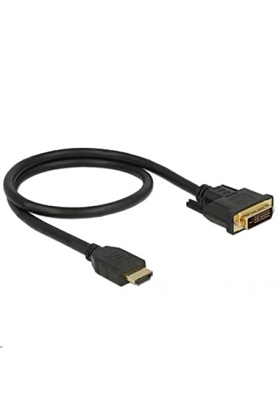 DELOCK Cablu HDMI/DVI, 2 m, negru