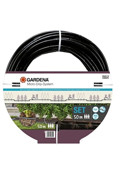 Gardena Κιτ άρδευσης, Gardena, ενσωματωμένος σωλήνας στάγδην 50 m, άκρο γραμμής