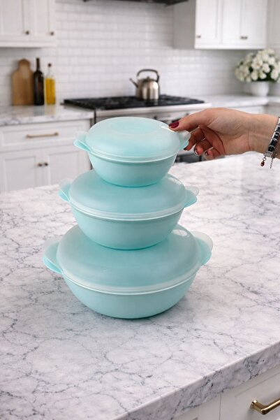 decorev Multi-Purpose Storage Container Set with Lids – Suitable for Microwav...