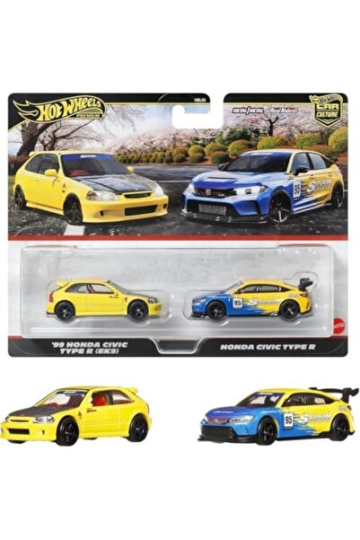Nacario Nrcrioshop 1:64 Premium Car Culture 2'Li Paket 99 Honda Civic Type R ...