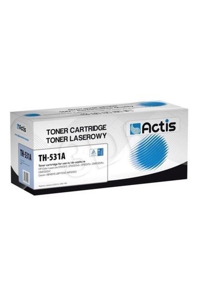 Actis Compatible Toner for HP 304A CC531A/Canon CRG-718C, Blue