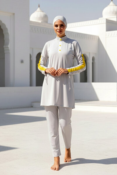 Marina Costum de baie complet acoperit, alb M2118