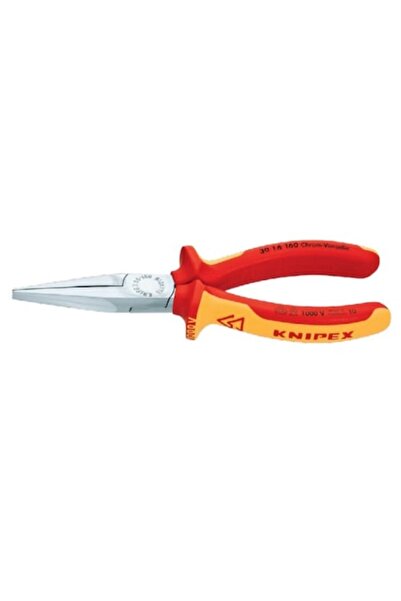 Knipex Πένσα με μακριά μύτη, επιφάνεια χρωμίου και λαβές VDE δύο συστατικών 1...