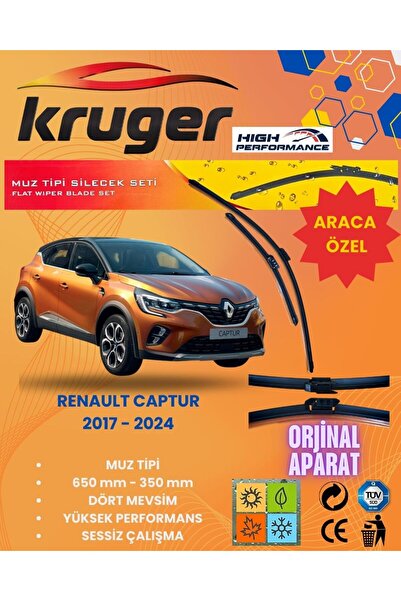 KRUGER MUZ SİLECEK TAKIMI - RENAULT CAPTUR (2017 - 2024)