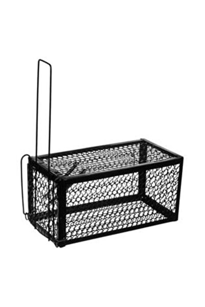 SHOPIENS Capcană metalică neagră pentru rozătoare 23 x 11 x 11 cm