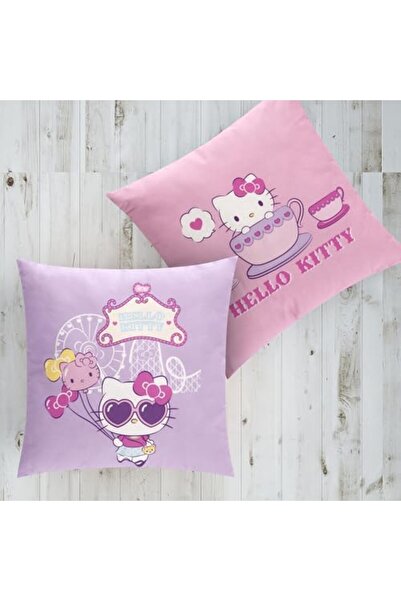 Nacario نركريوشوب هيلو منقوش قطن وسادة، متعدد الألوان، 40x40 سم 1201248