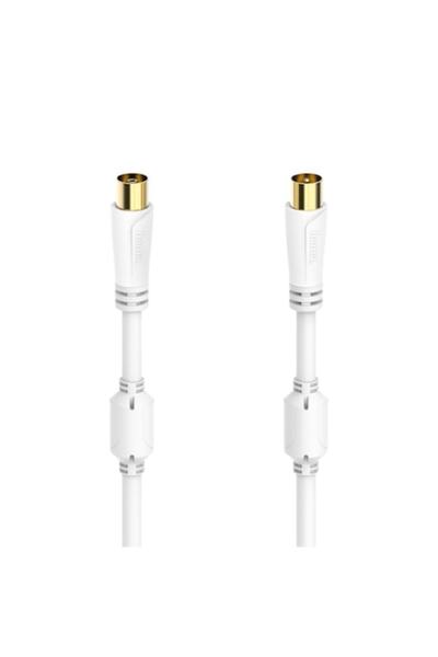 Hama Cablu coaxial 205248, 5 metri, alb, 100dB