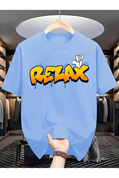 GHZAL Home Collection Unisex casual short sleeve motor relax printed youth ov...