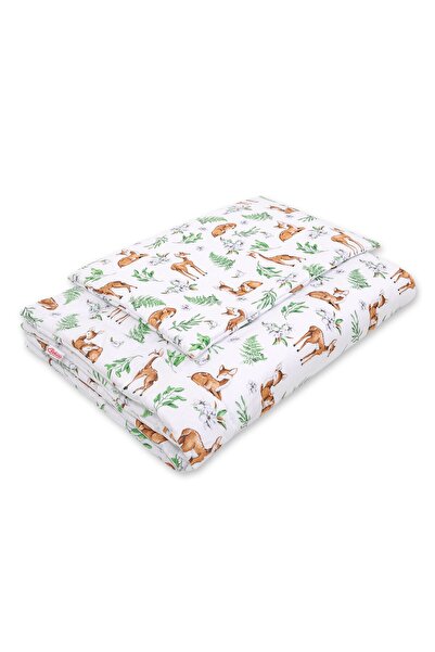 Other Children's bedding set with filling 135x100 cm - white deer