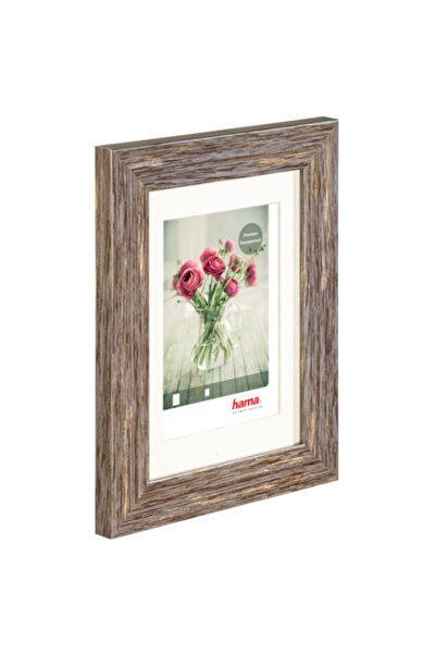 Hama Πλαστική κορνίζα φωτογραφιών Chalet 10x15 cm, καφέ/γκρι