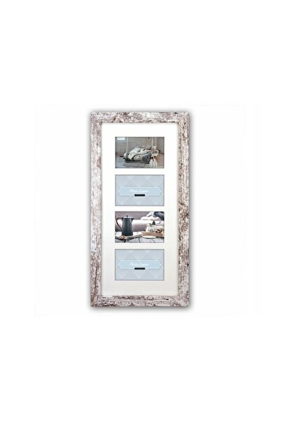 Zep Ramă foto, ZEP, lemn, pentru 4 fotografii 10x15 cm, gri