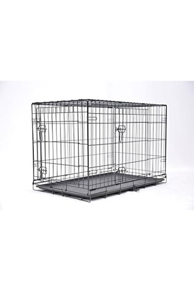 Urban Pets قفص قابل للطي للكلاب - مقاس كبير 91 × 56 × 63 سم