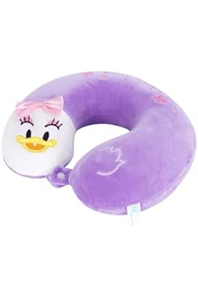 Tucklebery Soft and Comfortable Neck Pillow100% Visco, Kids Figure Travel Pillow (Purple)