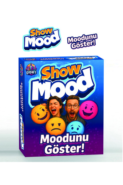Dori Toys Show Mood Eğlenceli Arkadaş Aile Kutu Oyunu 225 Kart- Hangisi Moodu...