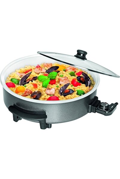 CLATRONIC Oală electrică, Clatronic, 1400 W, XXL, 42 cm, Gri/Alb