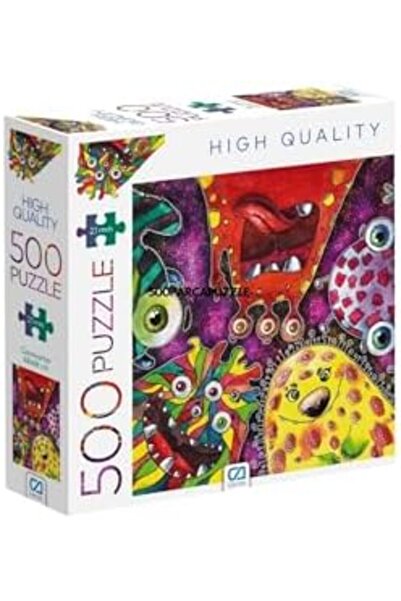 Nacario Nrcrioshop Ca Games Monsters 500 Pieces 2,2mm Thickness 33X48Cm Profe...