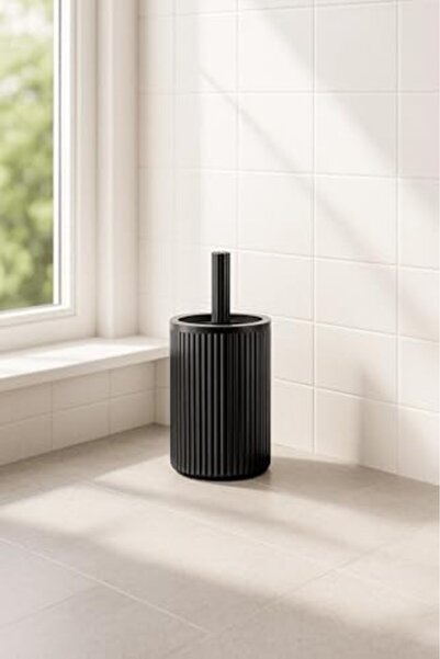 Nacario Nrcrioshop Series Black Bathroom Set, 2-Piece Acrylic Cylinder 5 Lite...