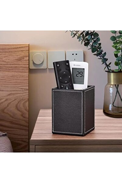 Nacario Nrcrioshop Polyurethane Leather Square Pen Holder, Office and Desktop...