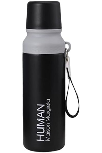 Nacario ترمس نركريوشوب ببطانة داخلية من الفولاذ 750 مل أسود Skm002 1201248