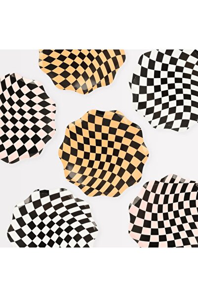 esplendor Espshopx - Halloween Checker Plates - Holiday Checkered Plates (m) ...
