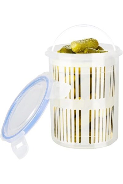 Nacario Nrcrioshop Olive and Pickle Storage Container – 1.5 Lt Storage with S...