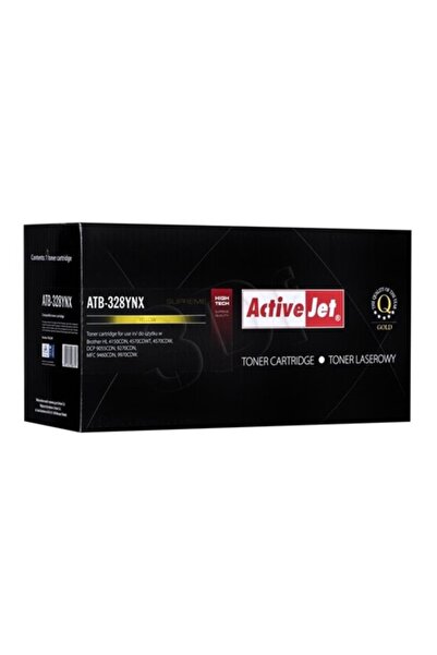 ActiveJet Тонер касета за Brother TN-328Y, ACTIVEJET, 6000 страници, Жълта