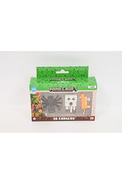 Mojang Set de 3 radiere 3D MINECRAFT, multicolore