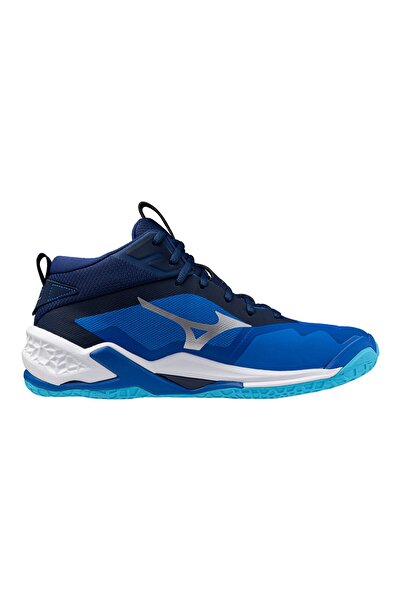 MIZUNO Pantofi handbal Wave Stealth Neo 2 MID FW 2024-Albastru/Bleumarin-44
